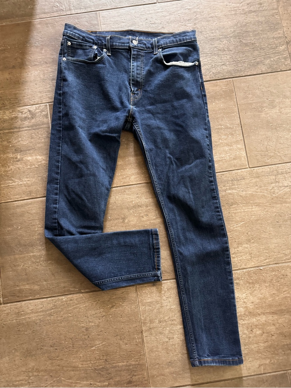 Levi’s Men's Dark Blue Slim Skinny Jeans, W36 L34